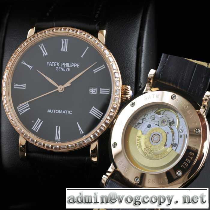 自動巻き スイスムーブメント  男性用腕時計 patek philippe philippe パテックフィリップ  メンズ腕時計